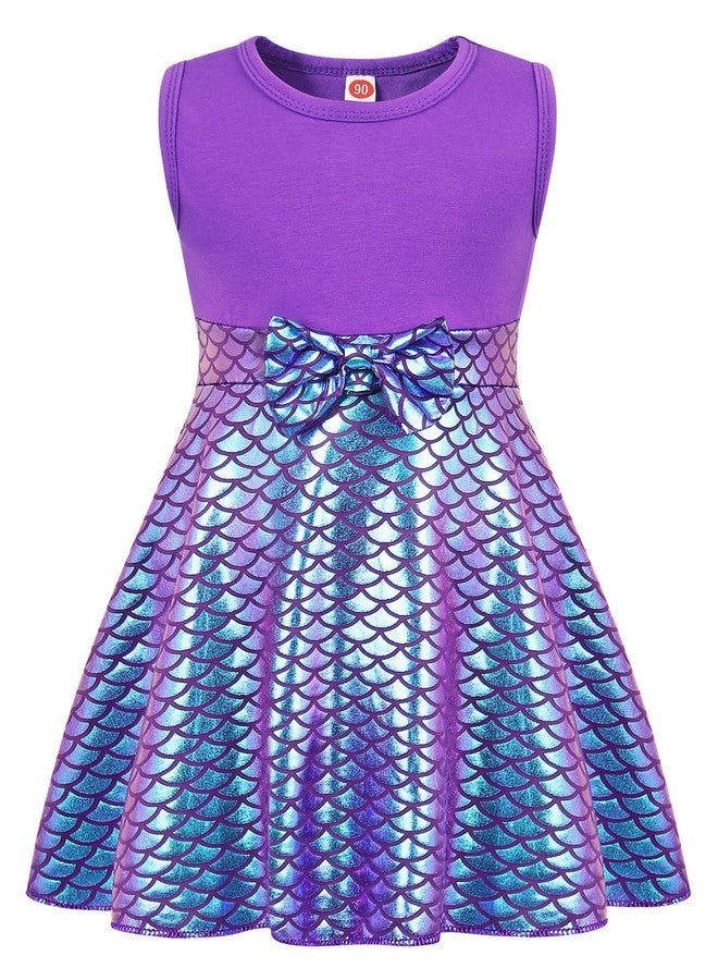 HenzWorld Mermaid Dress for Girls Little Girl Mermaid Dress Costume Princess Dress up Birthday Party Traje De Sirena Para Niña Halloween Costumes for Girls 5-6 Years - Image 1